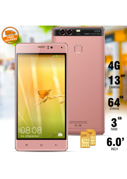 Kailinuo K9Plus, Smartphone, 4G/LTE, Dual sim, Dual camera,6" IPS,Finger touch,Android 6.0,3500 Mah,1.7 ghz Core,Rose Gold